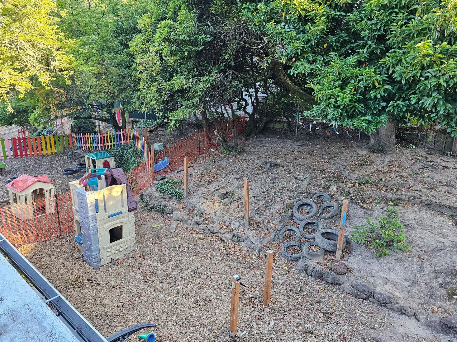 Site preparation before earthmoving